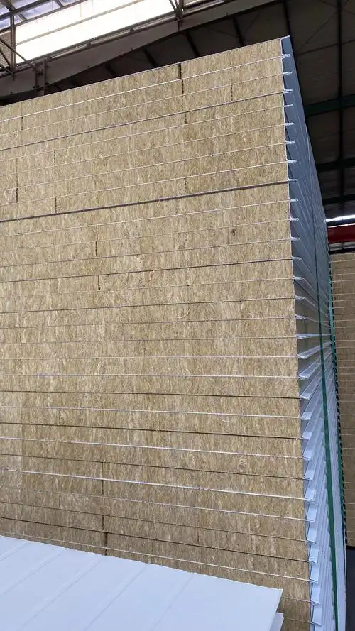 Color Steel Rock Wool Sandwich Panel